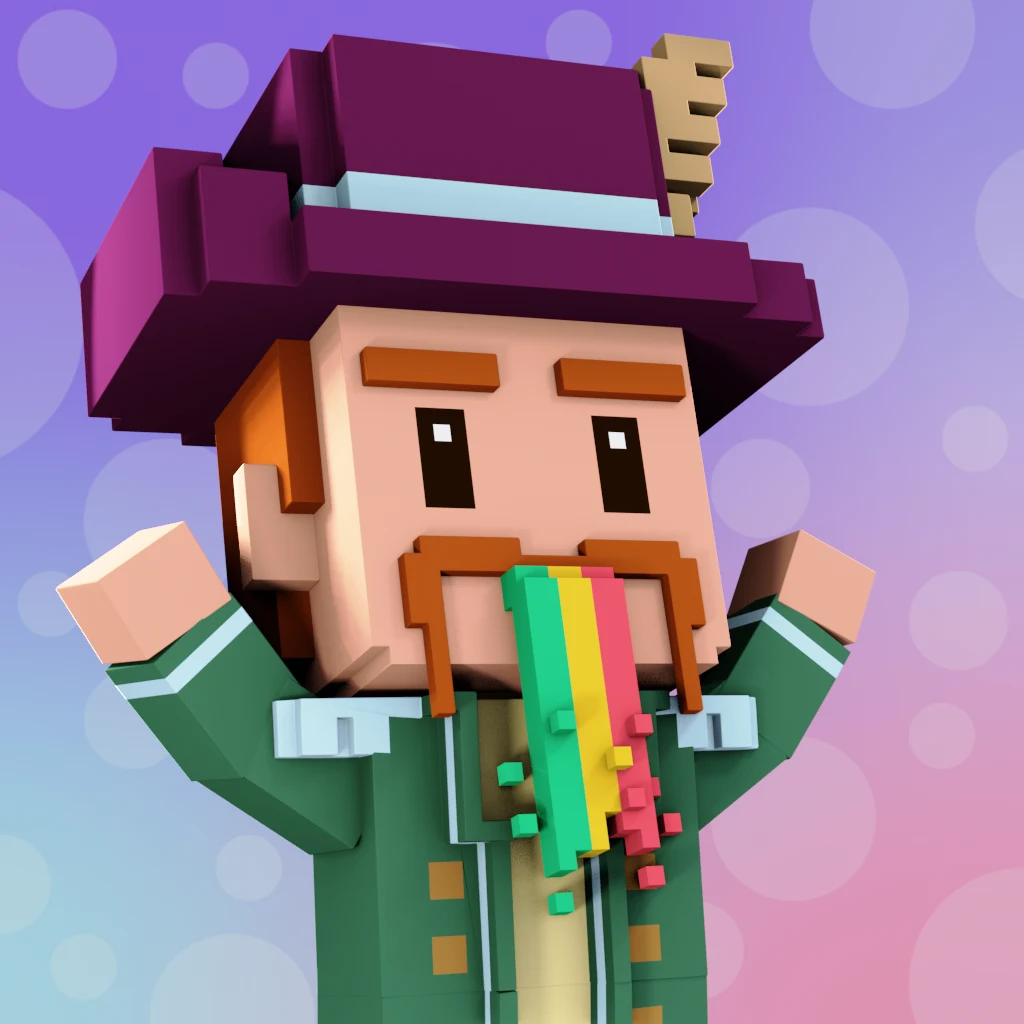 Pirate #100 voxel render