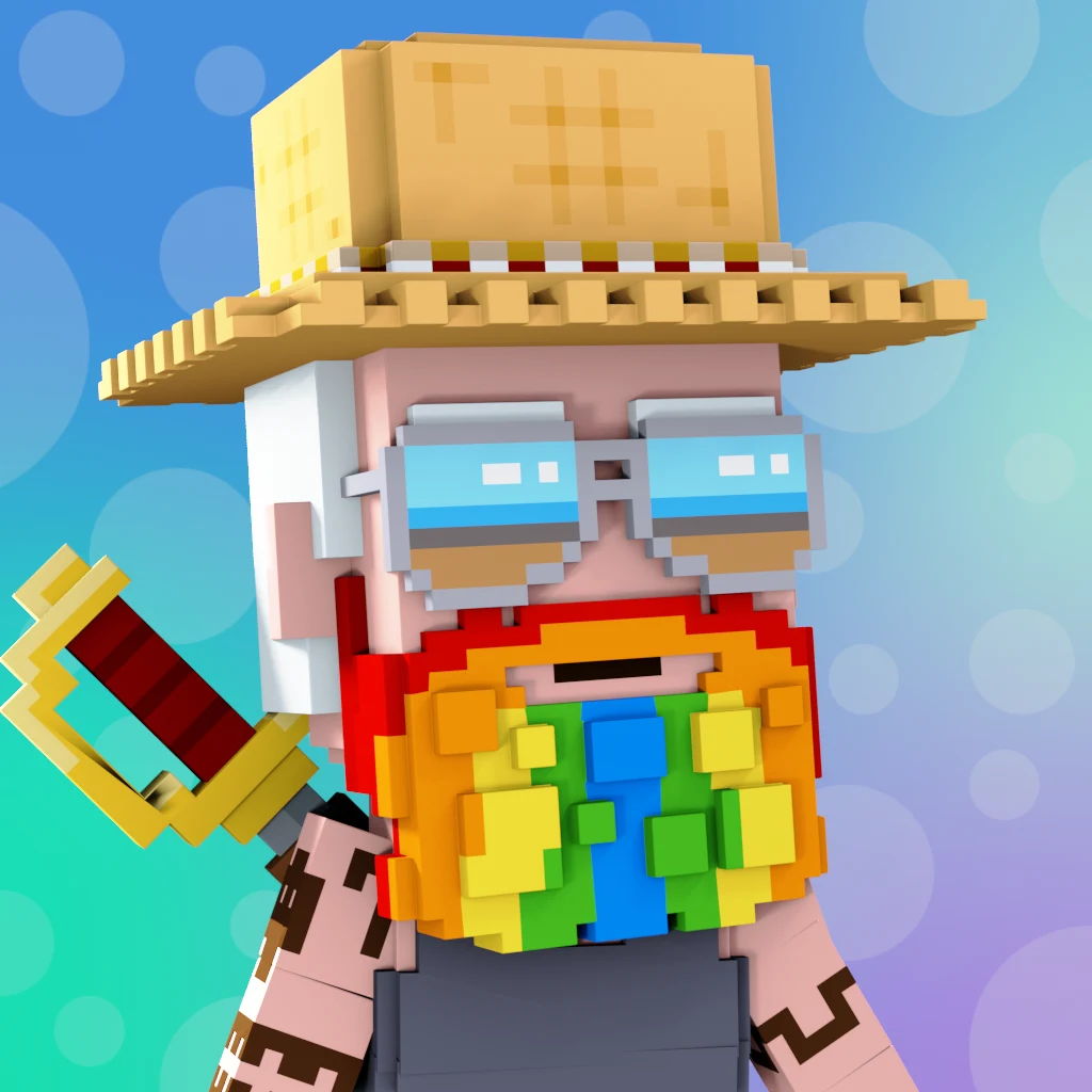 Pirate #1001 voxel render