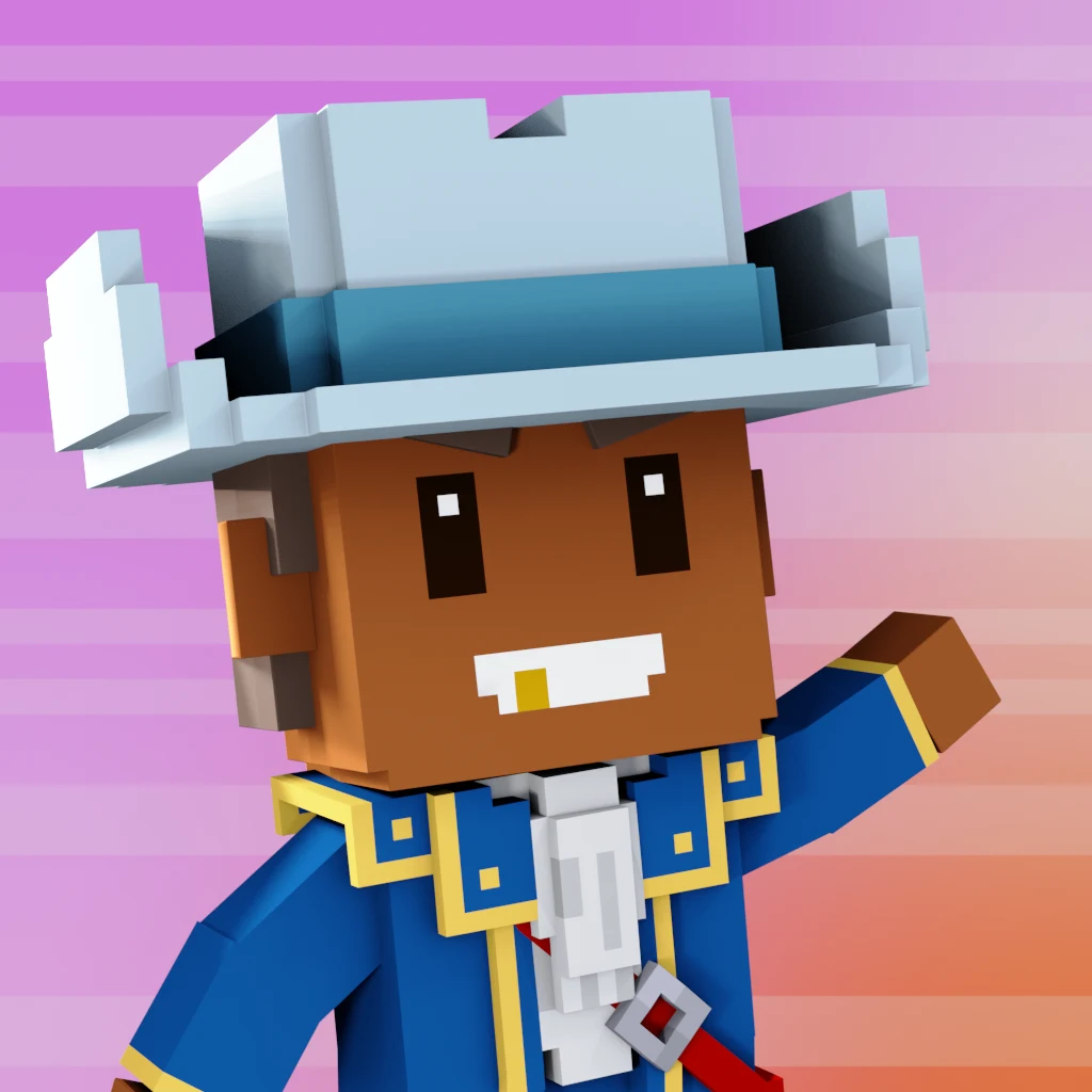 Pirate #1002 voxel render