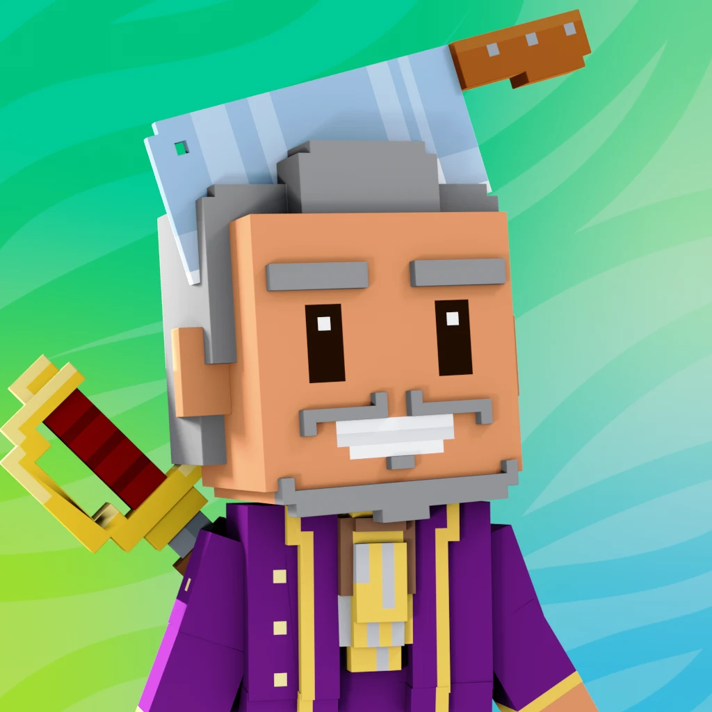 Pirate #1005 voxel render