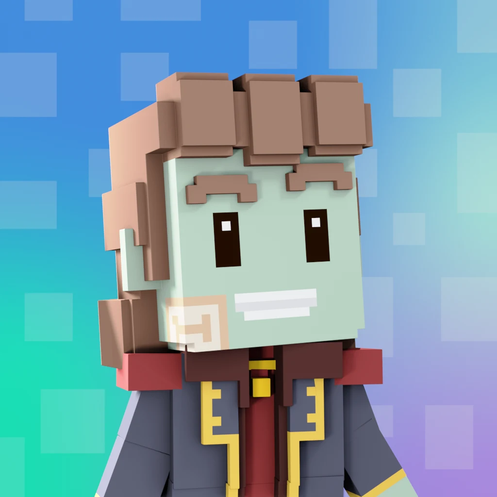 Pirate #1006 voxel render
