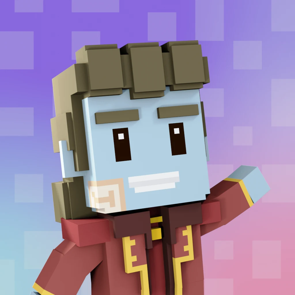 Pirate #101 voxel render
