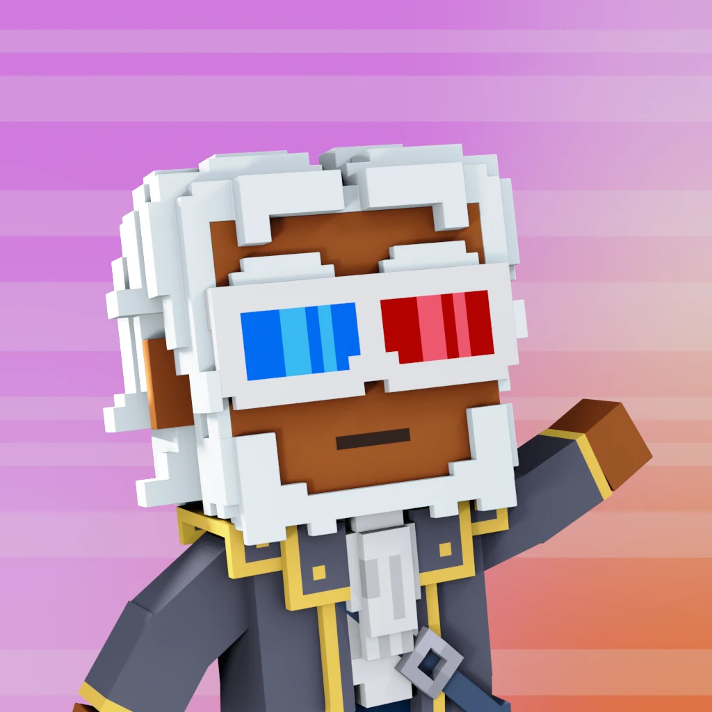 Pirate #1011 voxel render