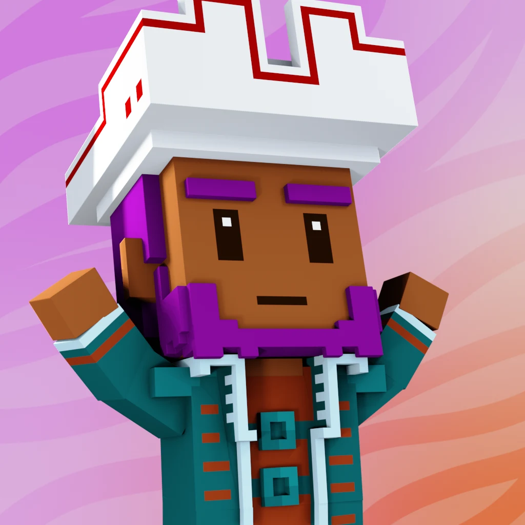 Pirate #1013 voxel render