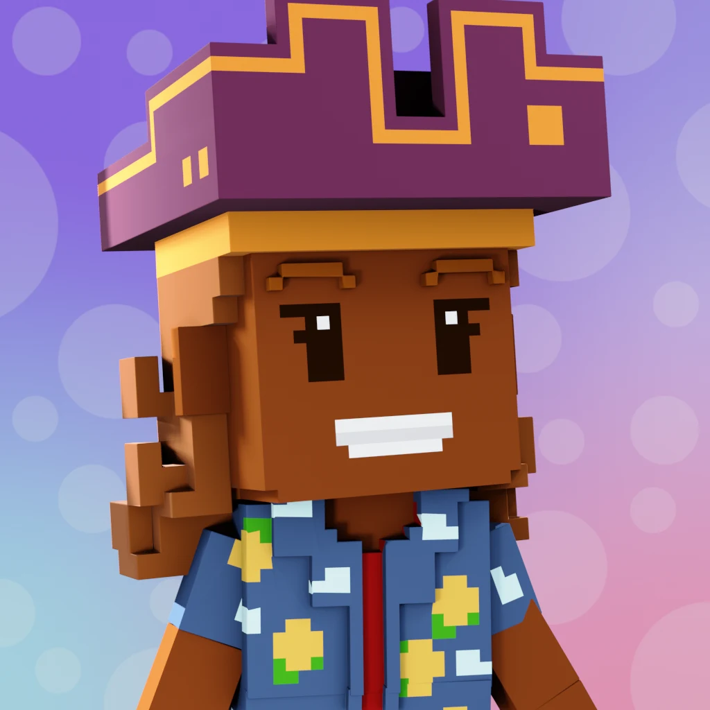 Pirate #1015 voxel render