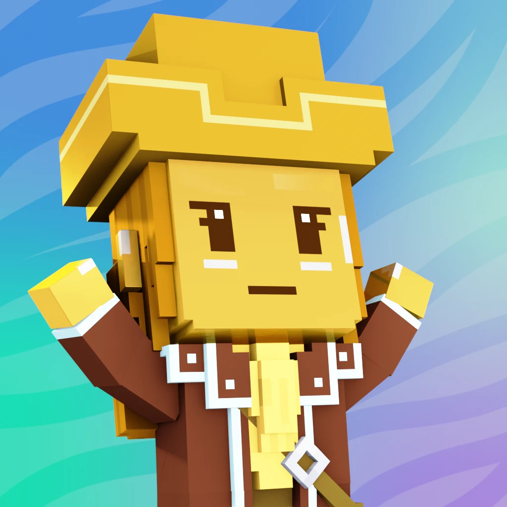 Pirate #1016 voxel render