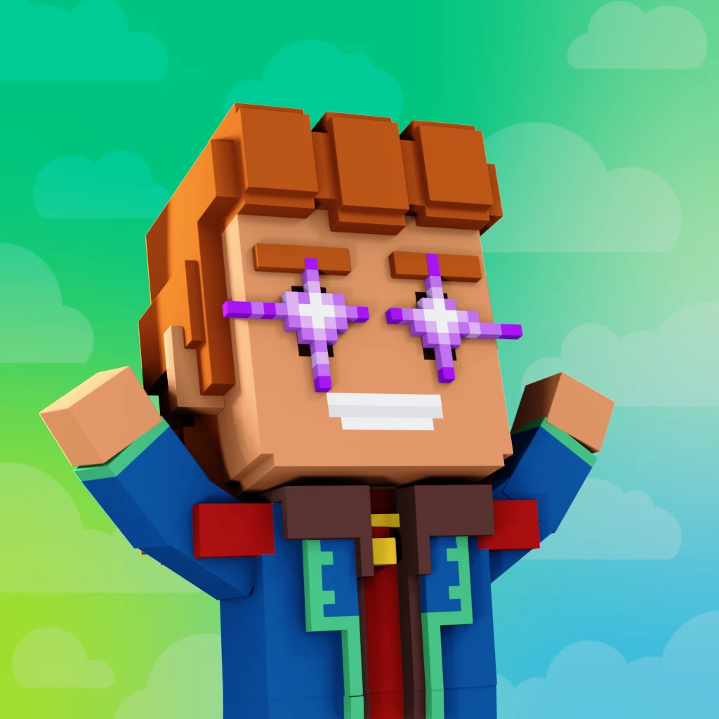 Pirate #1018 voxel render