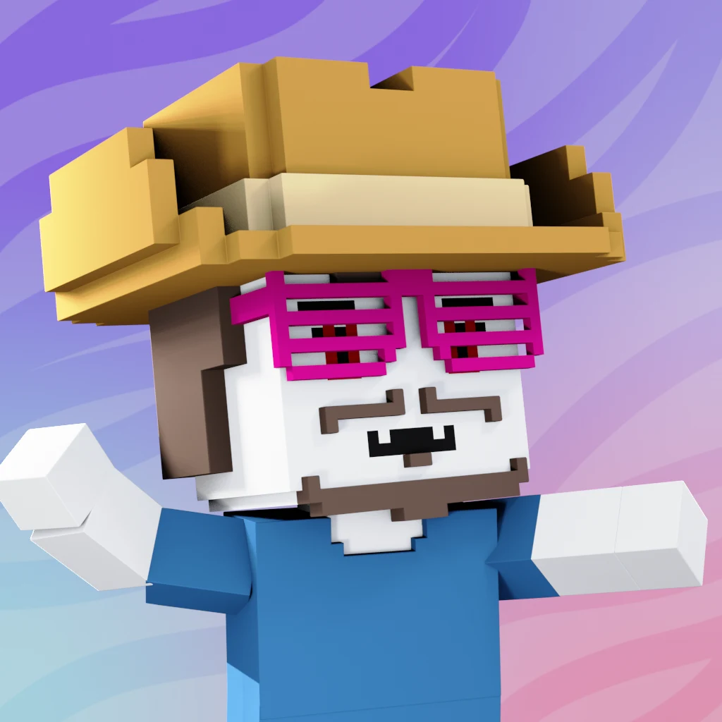 Pirate #1020 voxel render