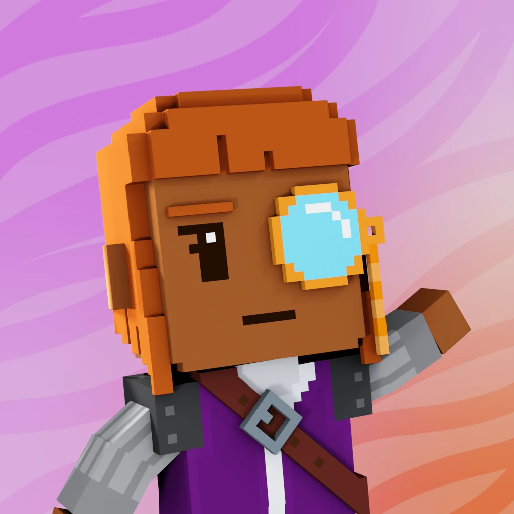 Pirate #1023 voxel render