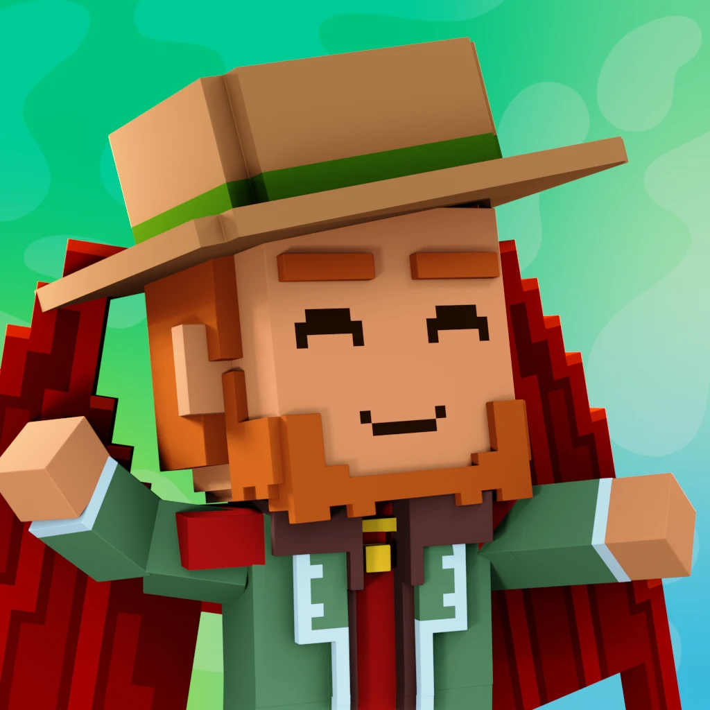 Pirate #1025 voxel render