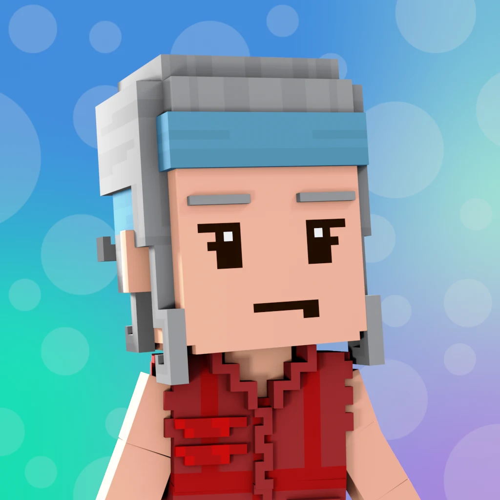 Pirate #1027 voxel render