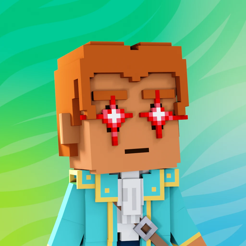 Pirate #1032 voxel render