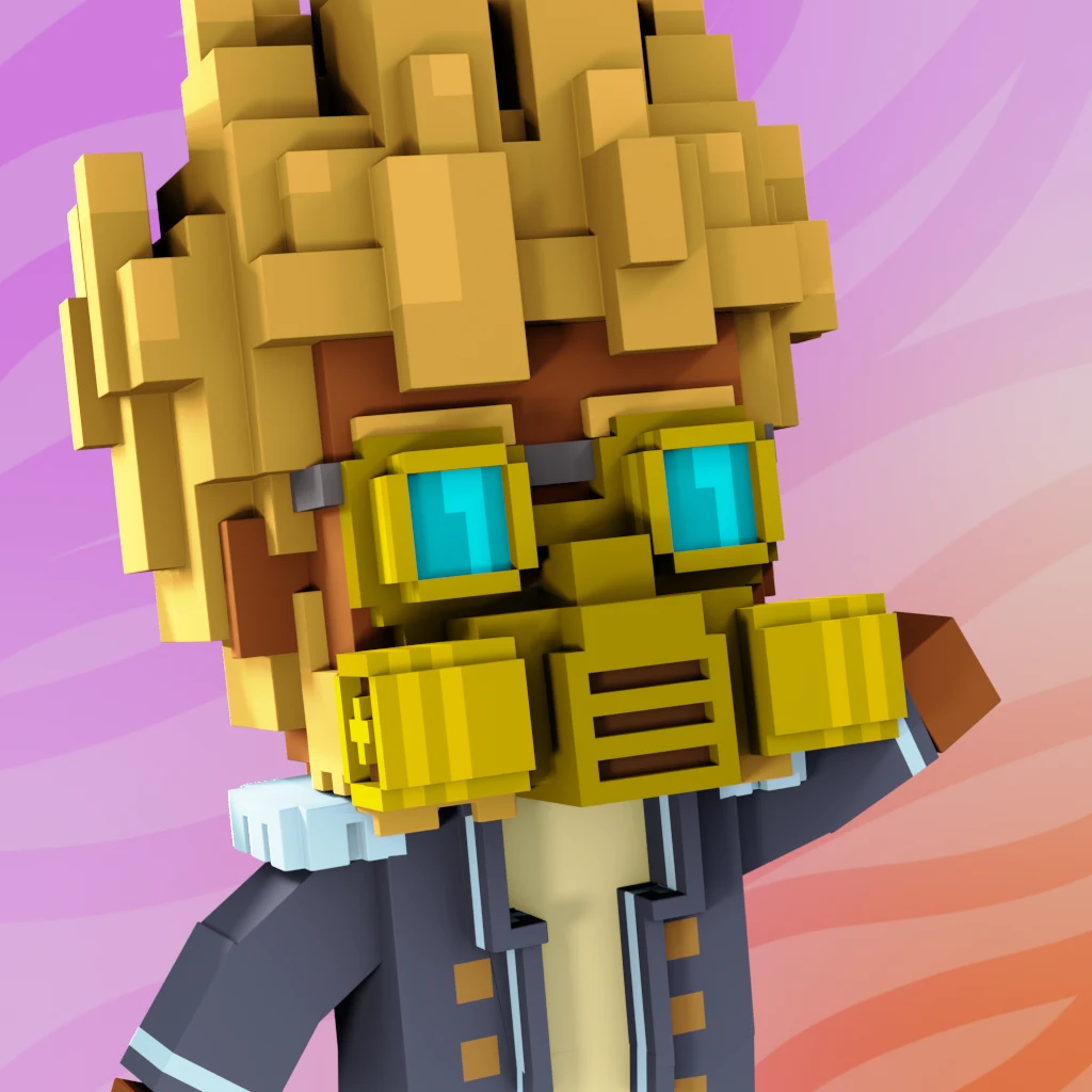 Pirate #1033 voxel render