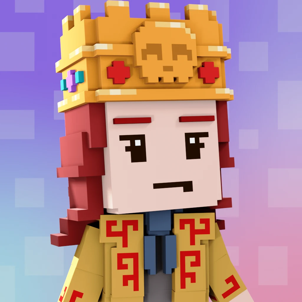 Pirate #1037 voxel render
