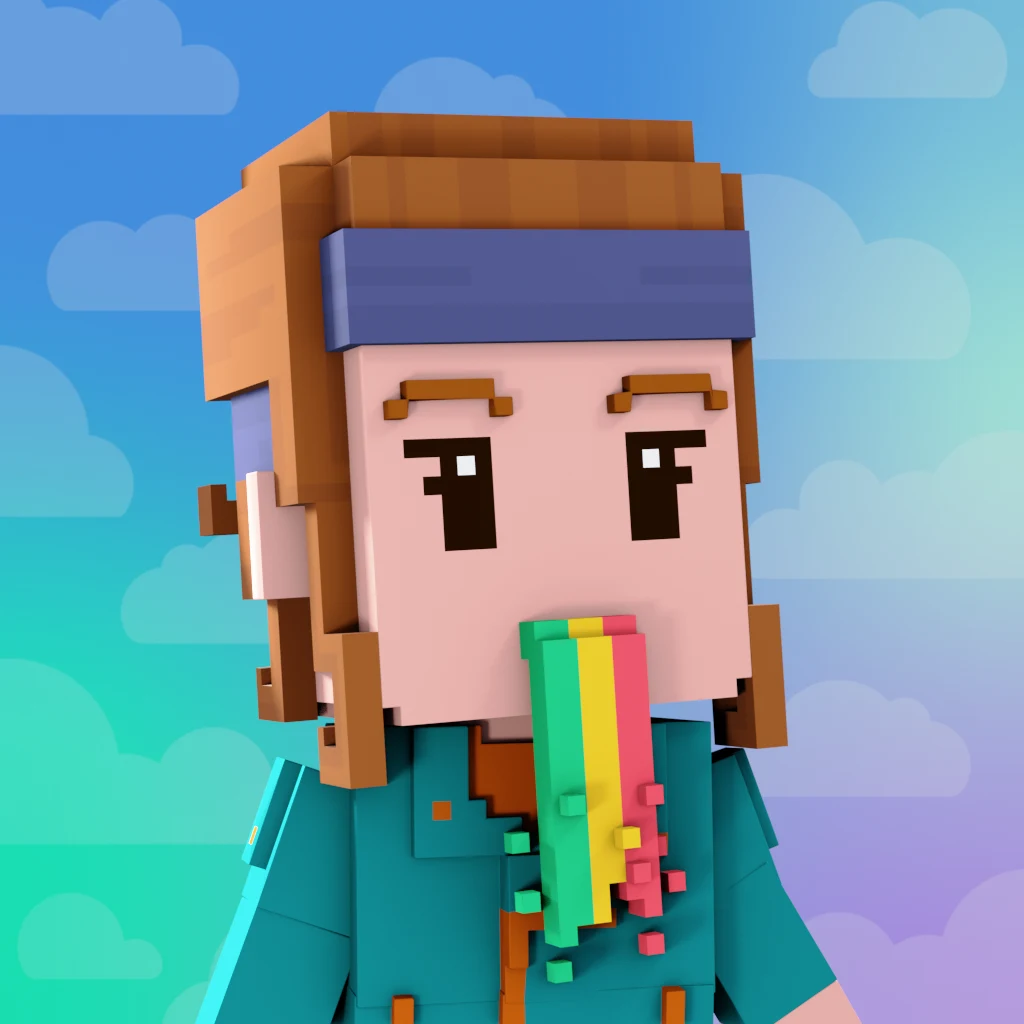 Pirate #1039 voxel render