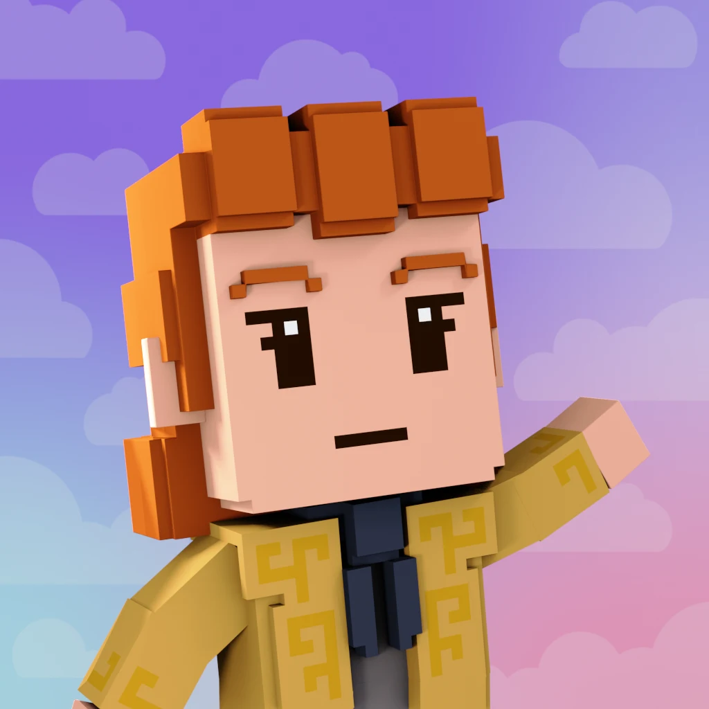 Pirate #104 voxel render