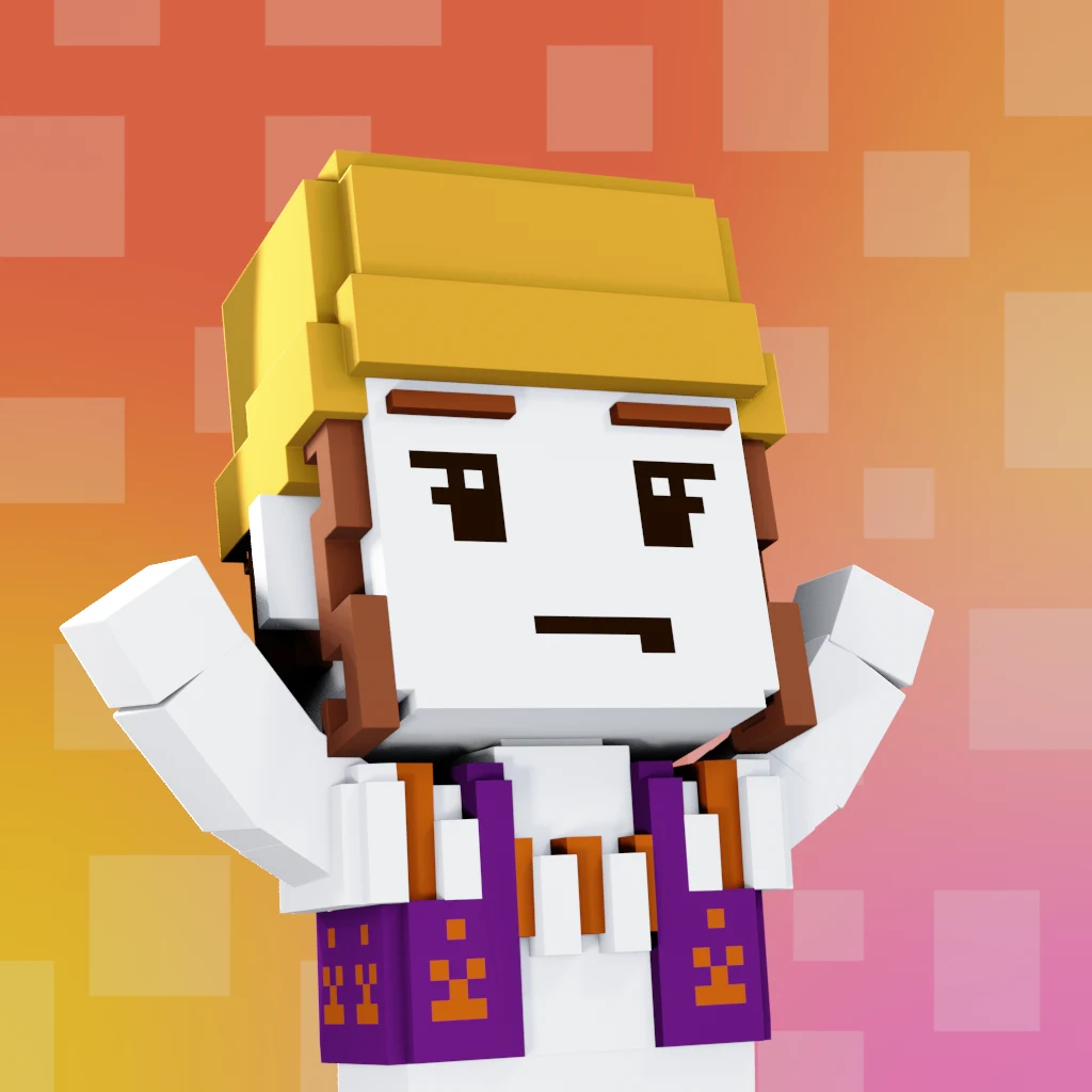 Pirate #1040 voxel render