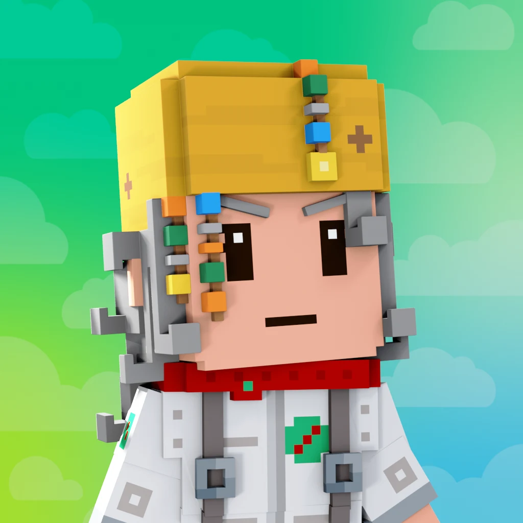 Pirate #1045 voxel render