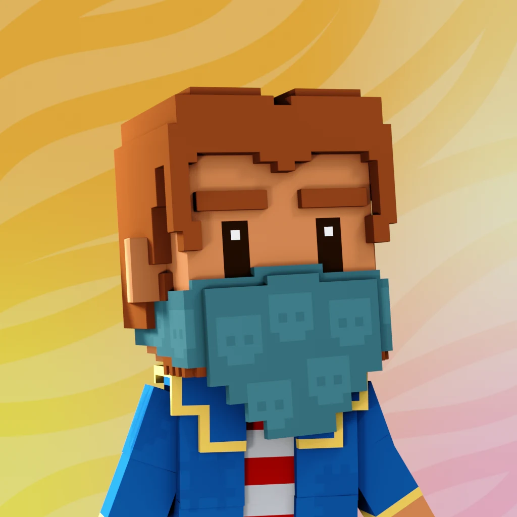 Pirate #1048 voxel render