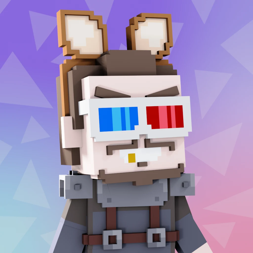 Pirate #1049 voxel render