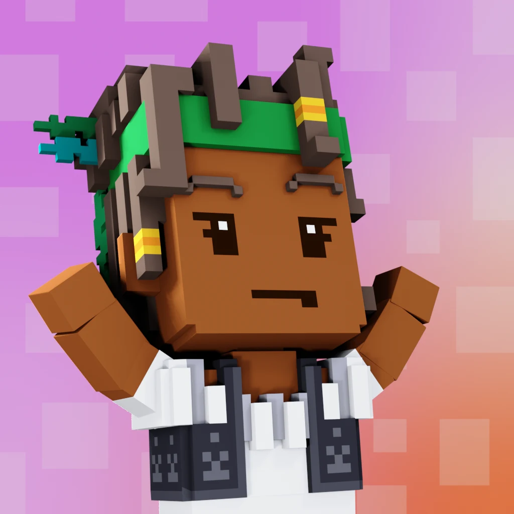 Pirate #105 voxel render