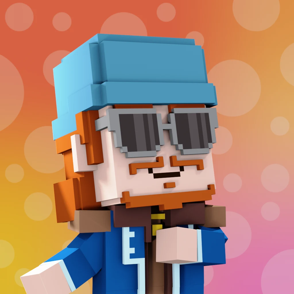 Pirate #1051 voxel render