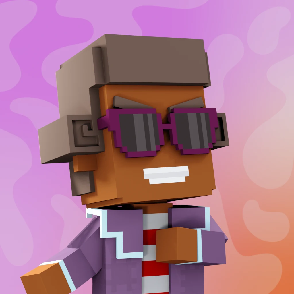 Pirate #1052 voxel render