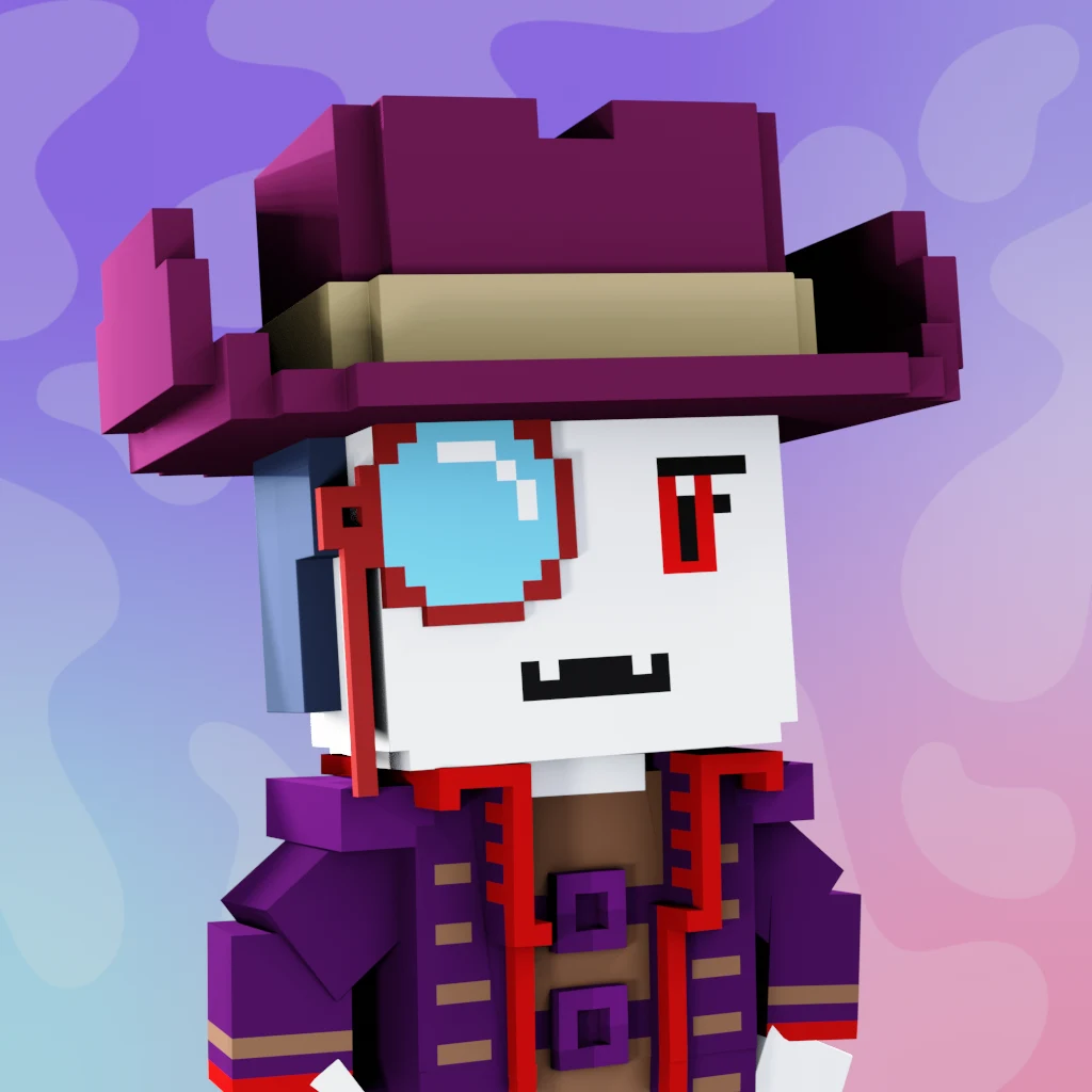 Pirate #1055 voxel render