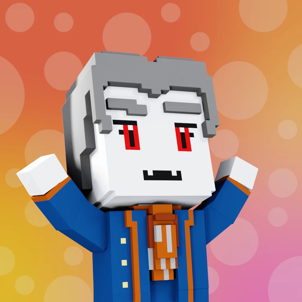 Pirate #106 voxel render