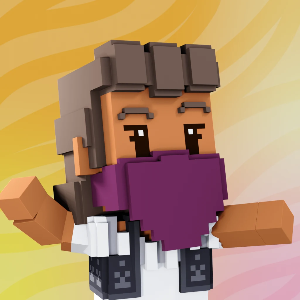 Pirate #1062 voxel render
