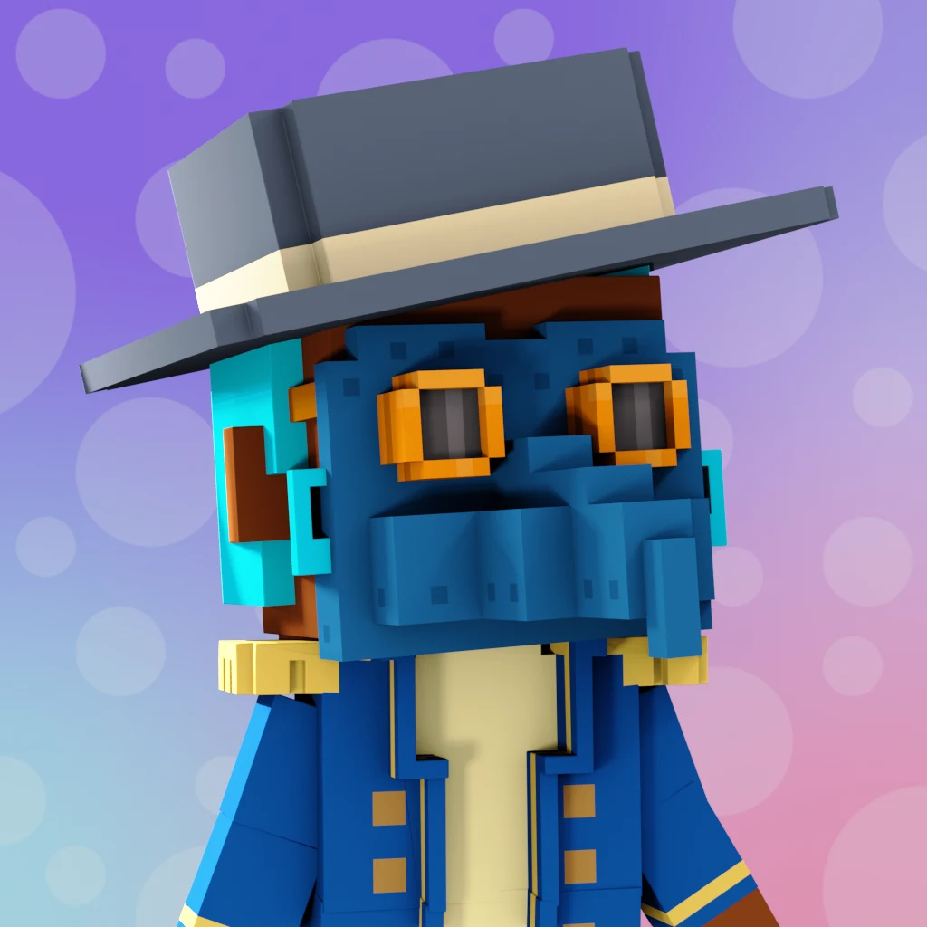 Pirate #1065 voxel render