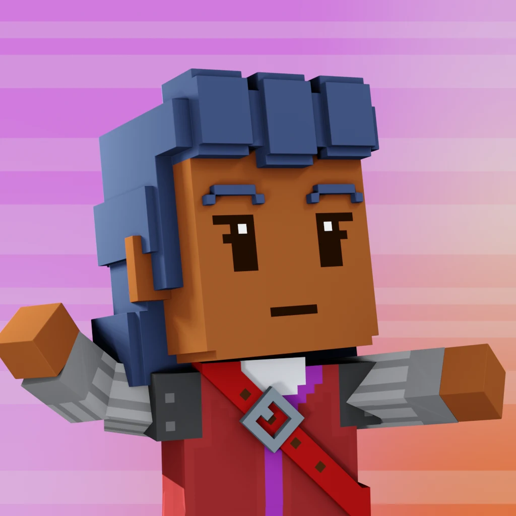 Pirate #1066 voxel render