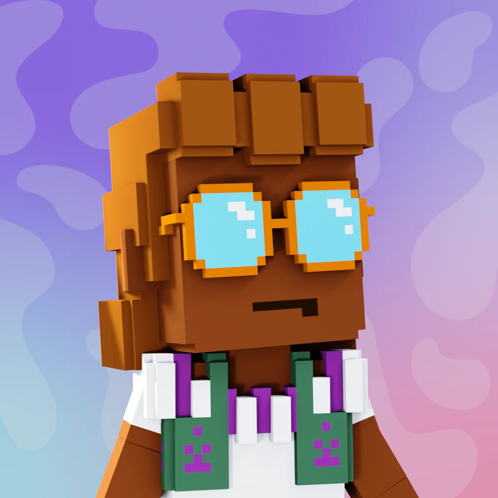 Pirate #1068 voxel render