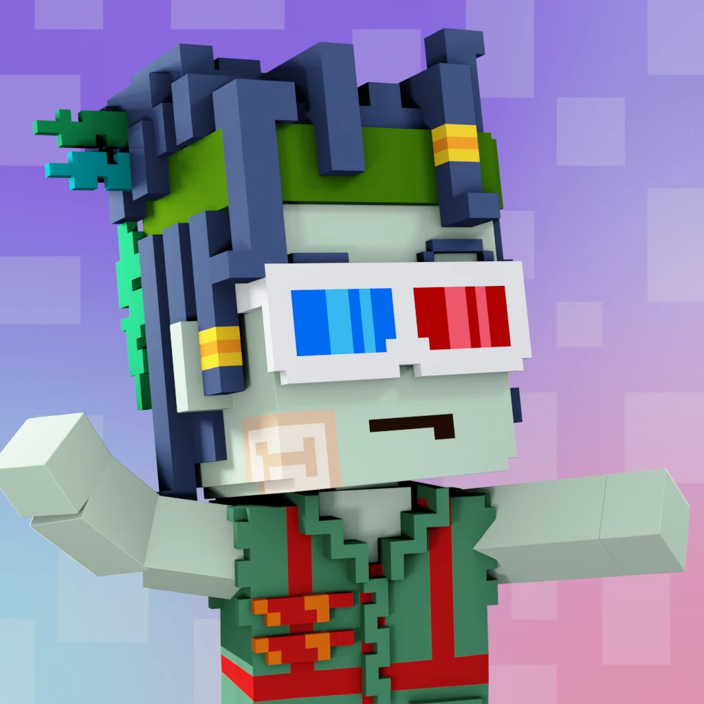 Pirate #1069 voxel render