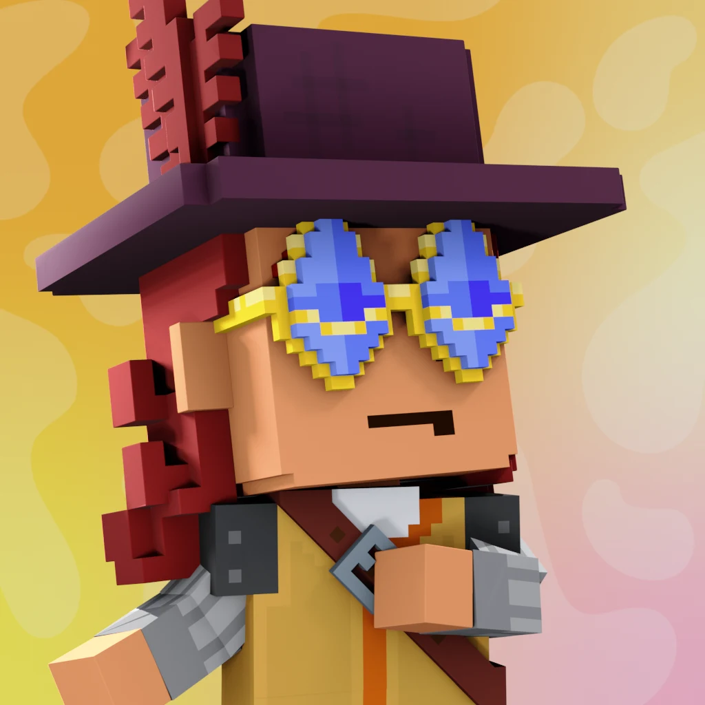Pirate #1071 voxel render