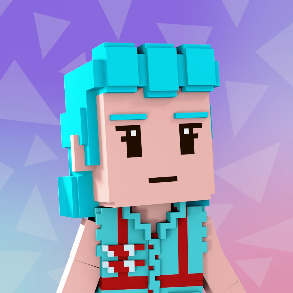 Pirate #1073 voxel render