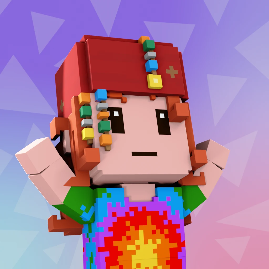 Pirate #1074 voxel render