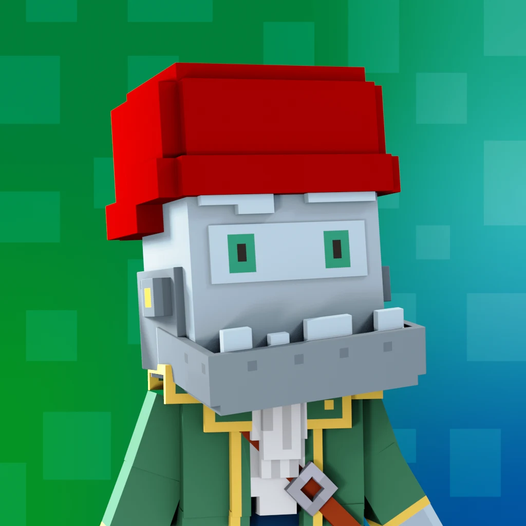 Pirate #1076 voxel render