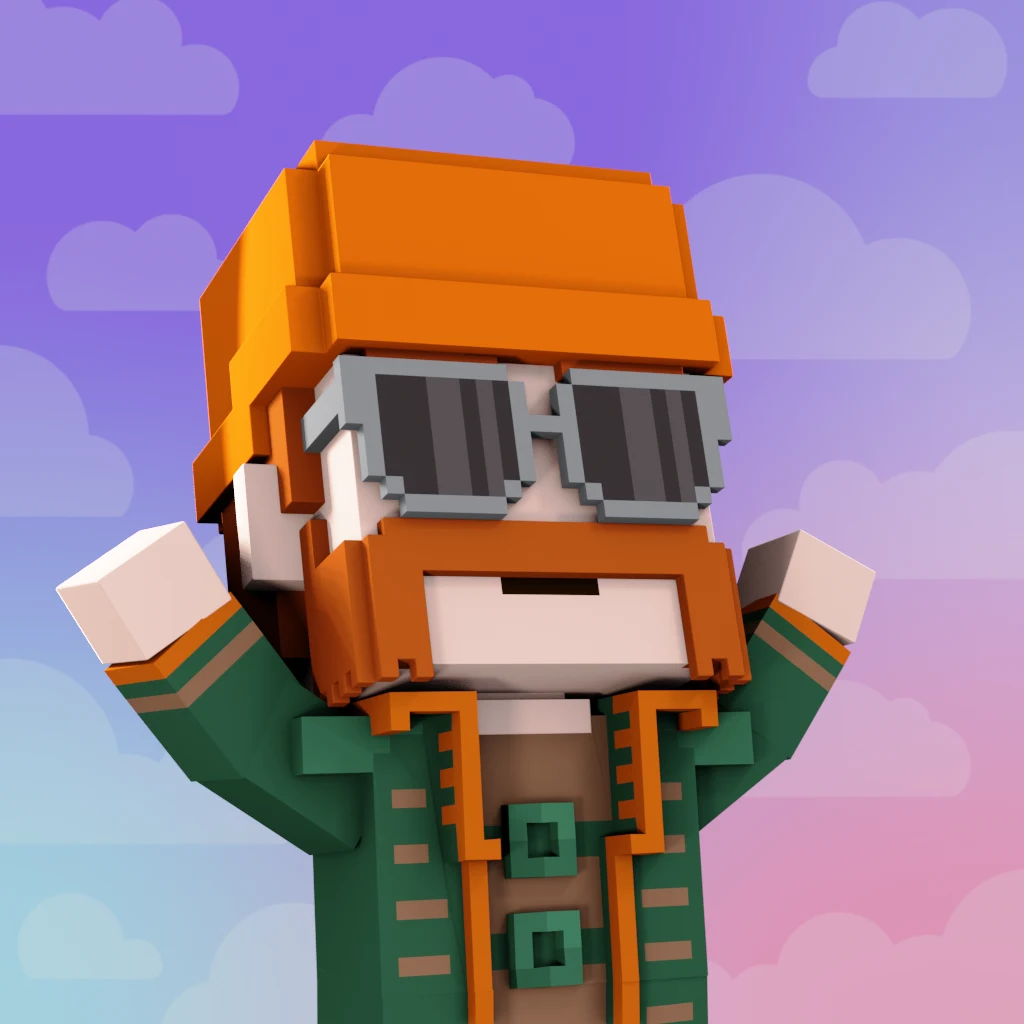 Pirate #1077 voxel render