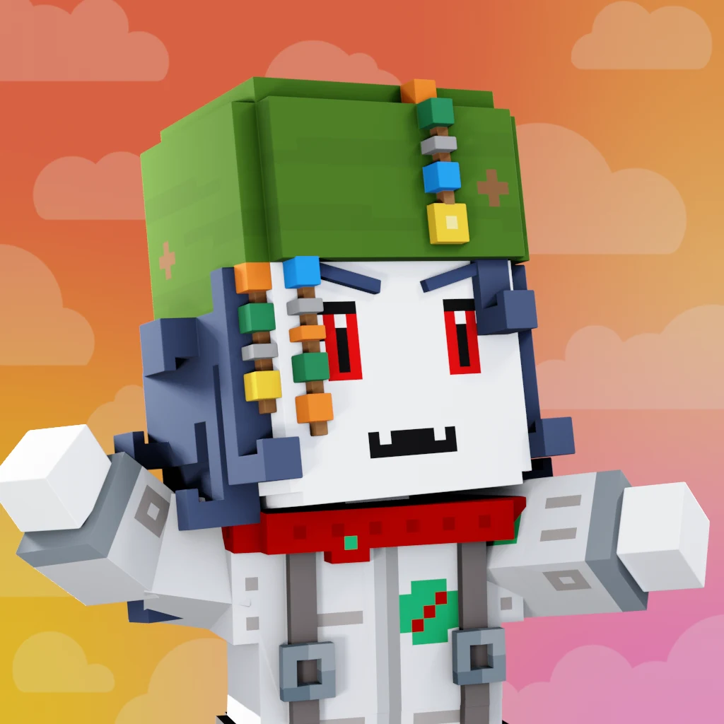 Pirate #1078 voxel render