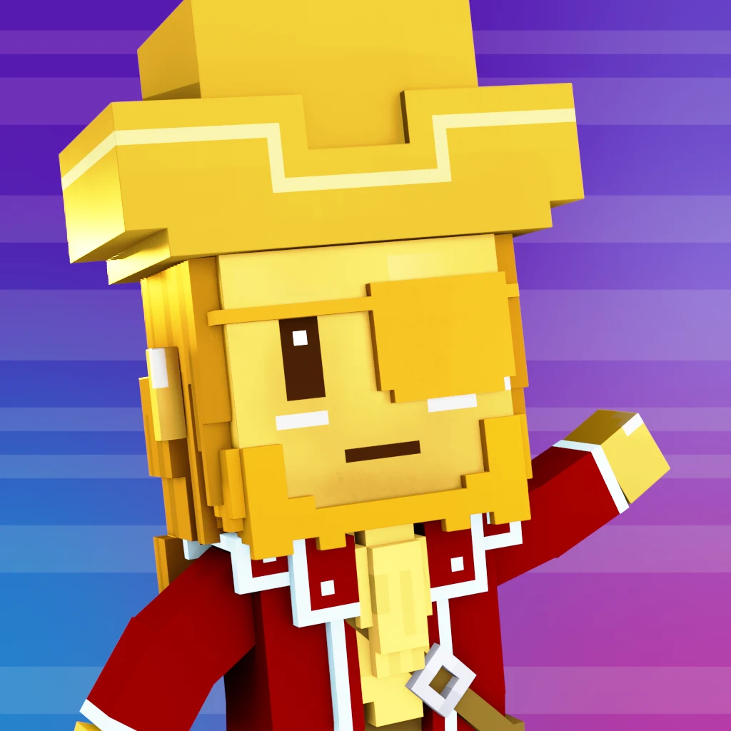 Pirate #1079 voxel render