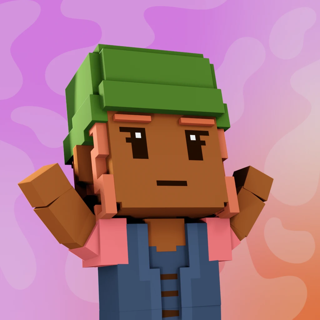 Pirate #1080 voxel render