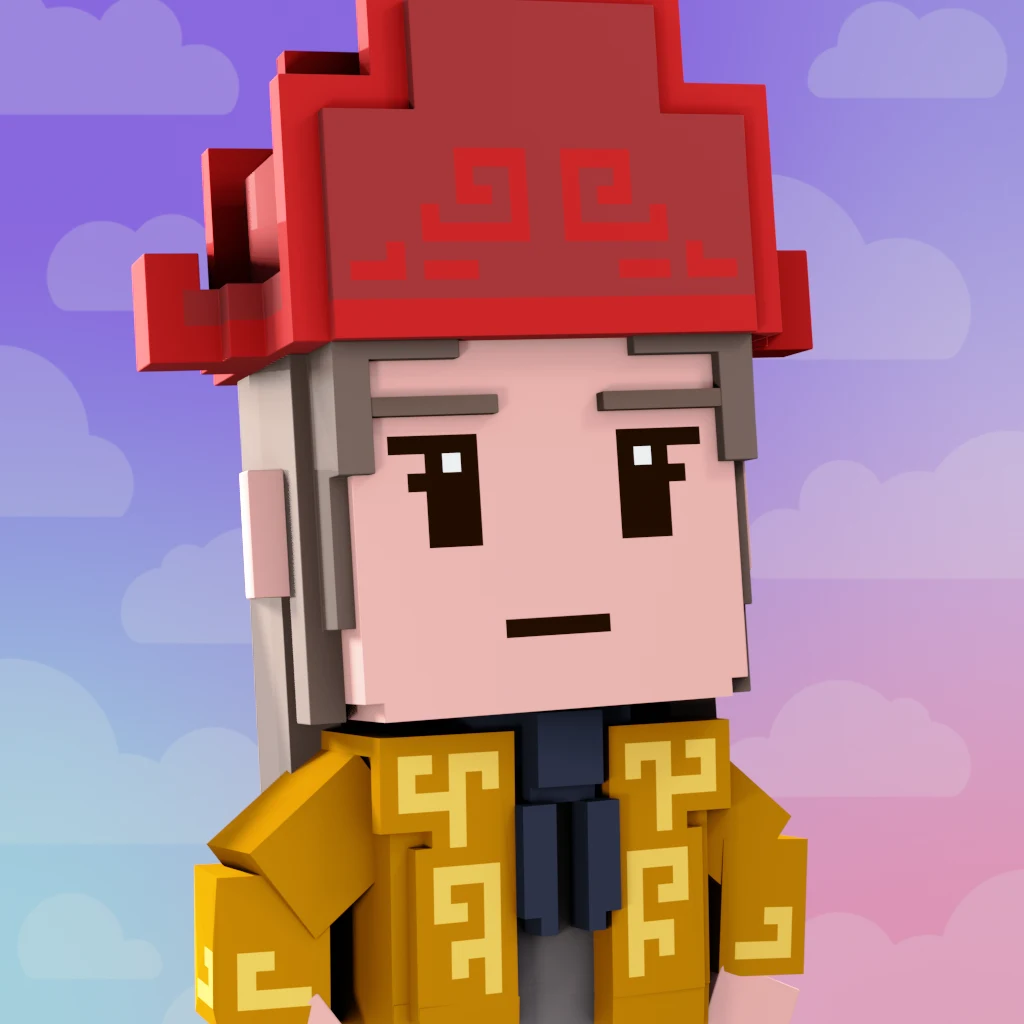 Pirate #1081 voxel render