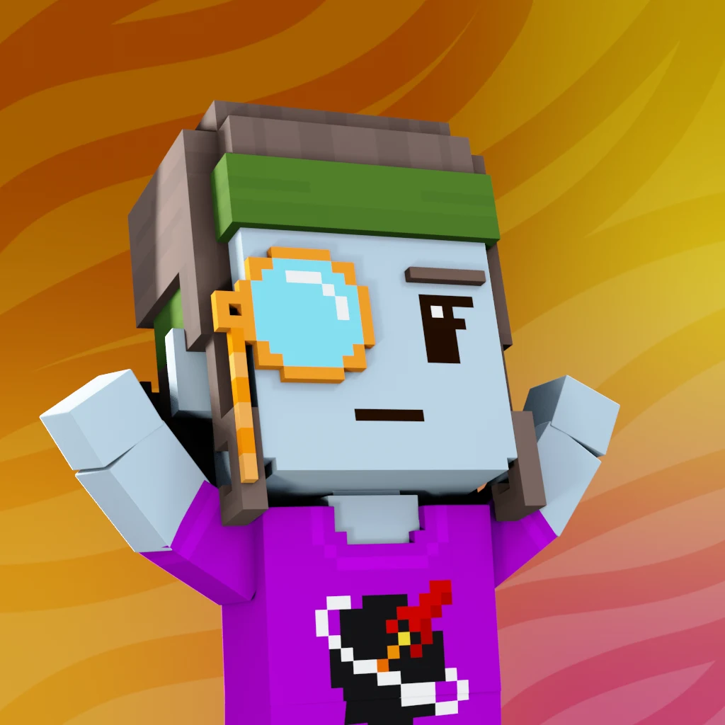 Pirate #1082 voxel render