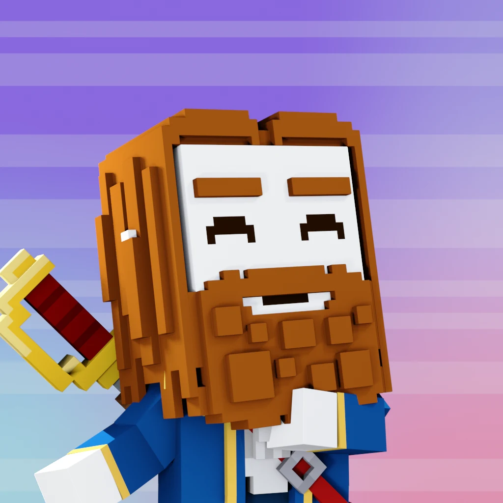 Pirate #1086 voxel render