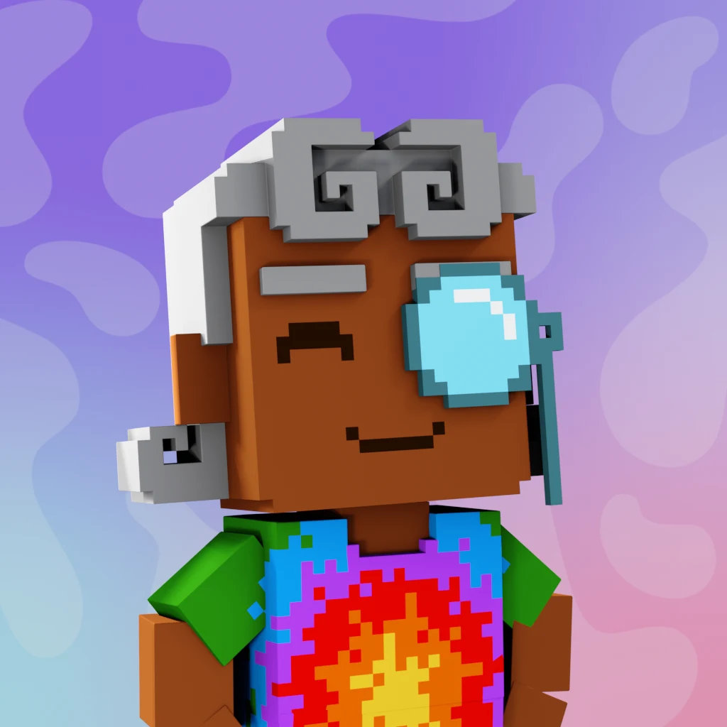 Pirate #1087 voxel render