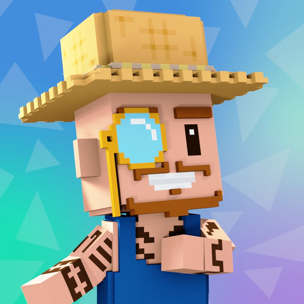 Pirate #1089 voxel render