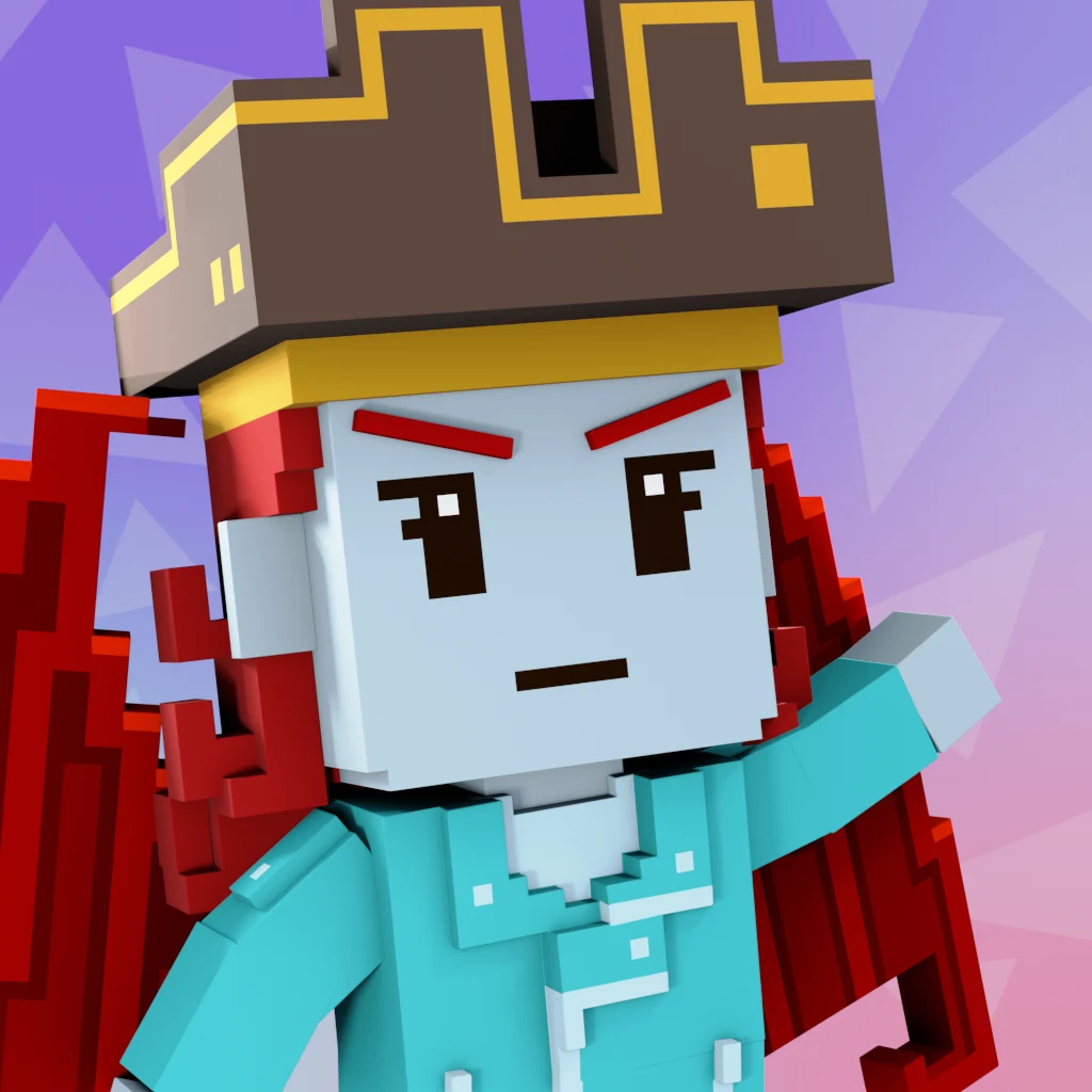 Pirate #1091 voxel render