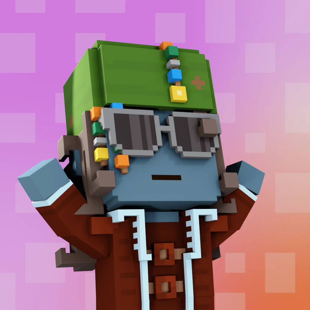 Pirate #1093 voxel render
