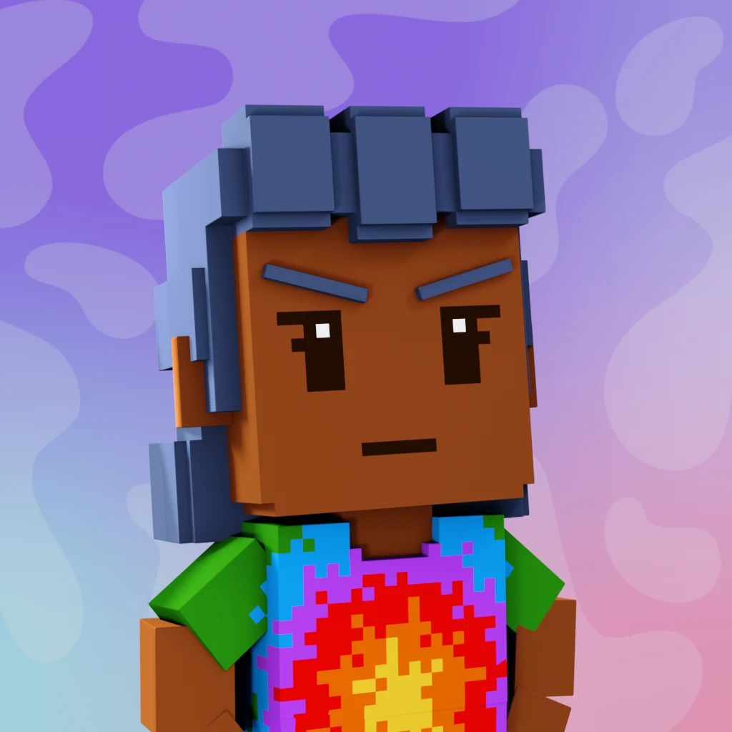 Pirate #1094 voxel render